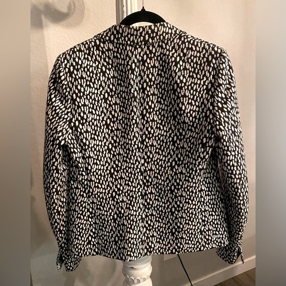 Banana Republic NEW Black and White Women's Jacket Blazer - SZ 6 - Picture 5 of 10